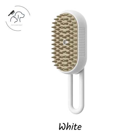 Steam Pet Brush White